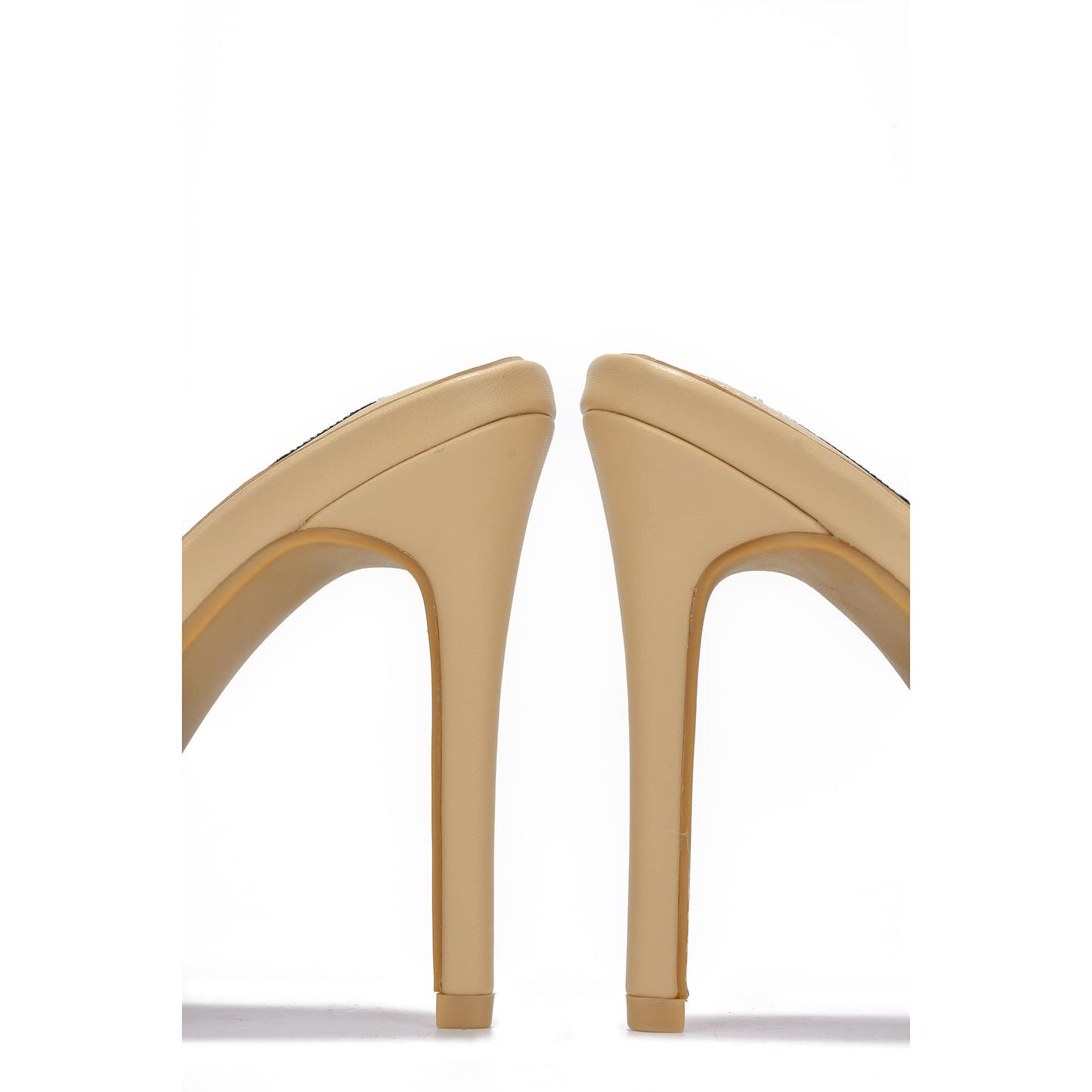 Popo Studded Square Toe Stiletto Heels – Punk Style Mules for Bold Women
